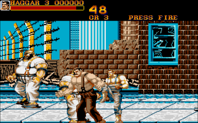 Final Fight - Atari ST game screenshot (1991) by US Gold